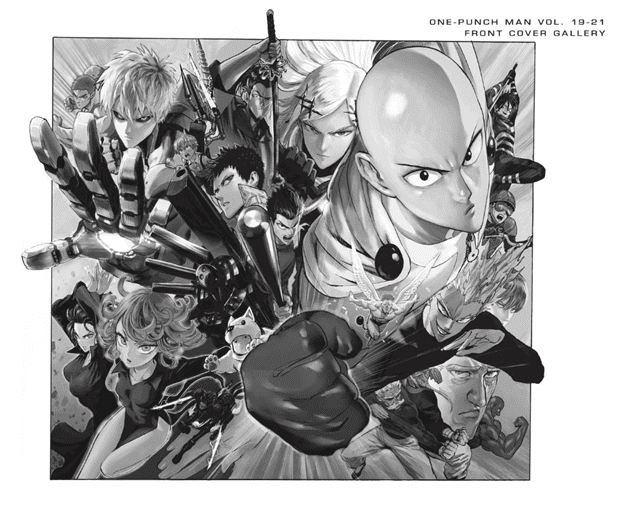 One Punch Man new cover art hints at a most unlikely coalition