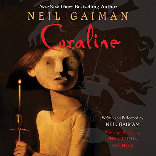 Coraline  audiobook cover art