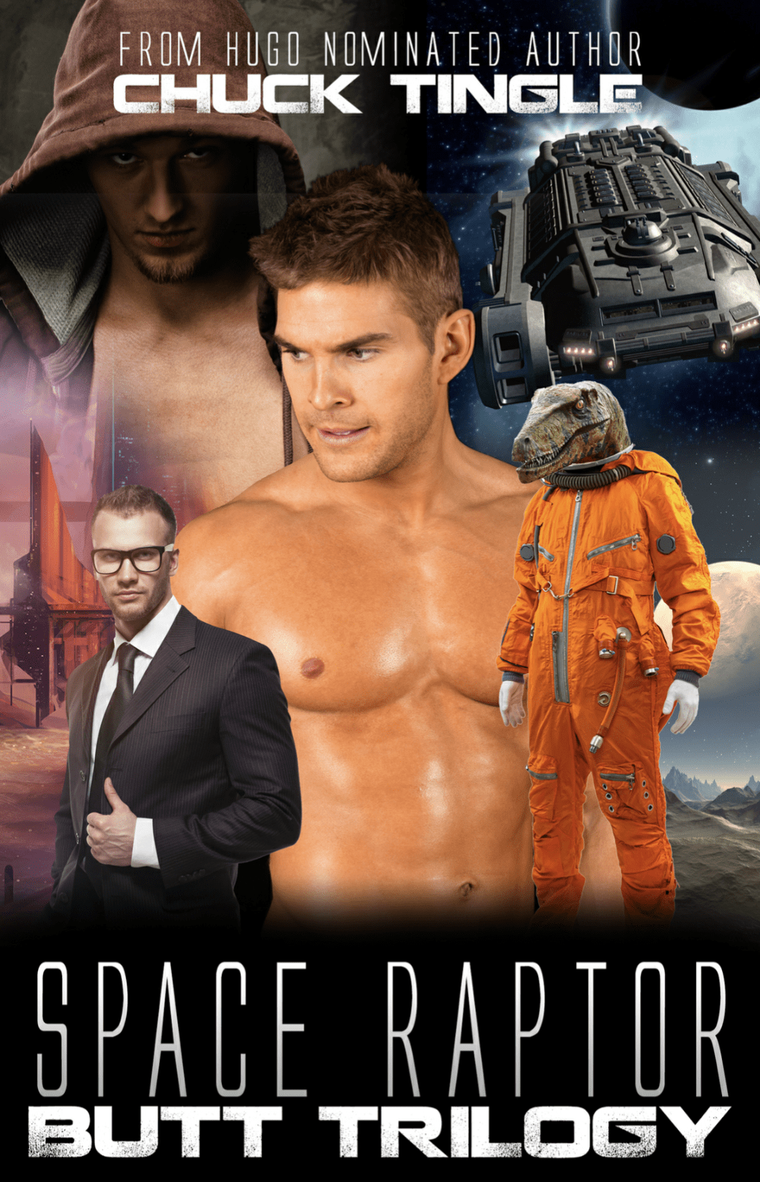 Review Space Raptor Butt Trilogy By Chuck Tingle Fanfiaddict