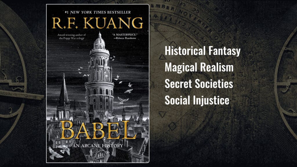 Cover art of Babel by R.F. Kuang.