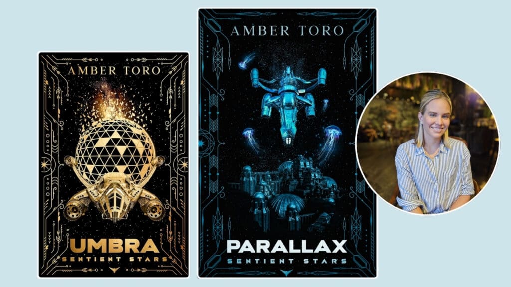 Parallax and umbra from the Sentient Stars series by Amber Toro.